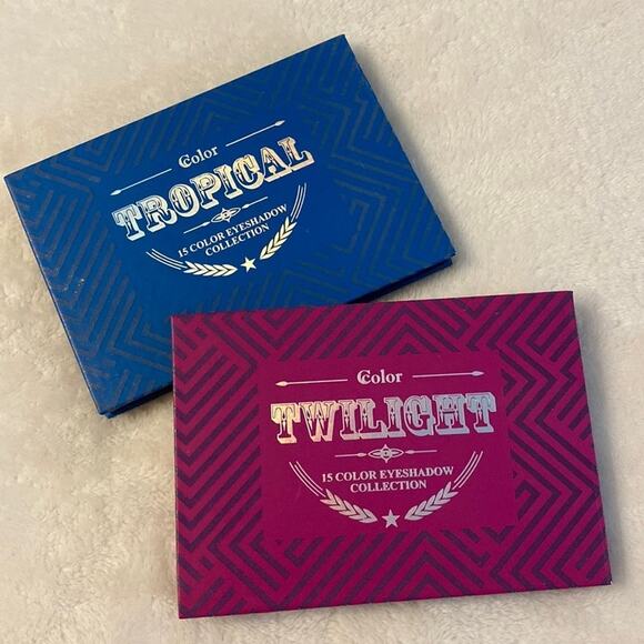 Set of 2 Eyeshadow Palettes by Ccolor Cosmetics - Picture 1 of 4